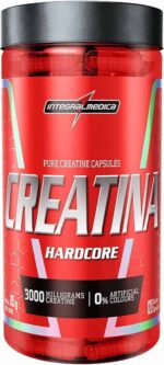 Integralmedica - Creatina em Cápsulas Hardcore - 100% Pura e Monohidratada - 120 Cápsulas